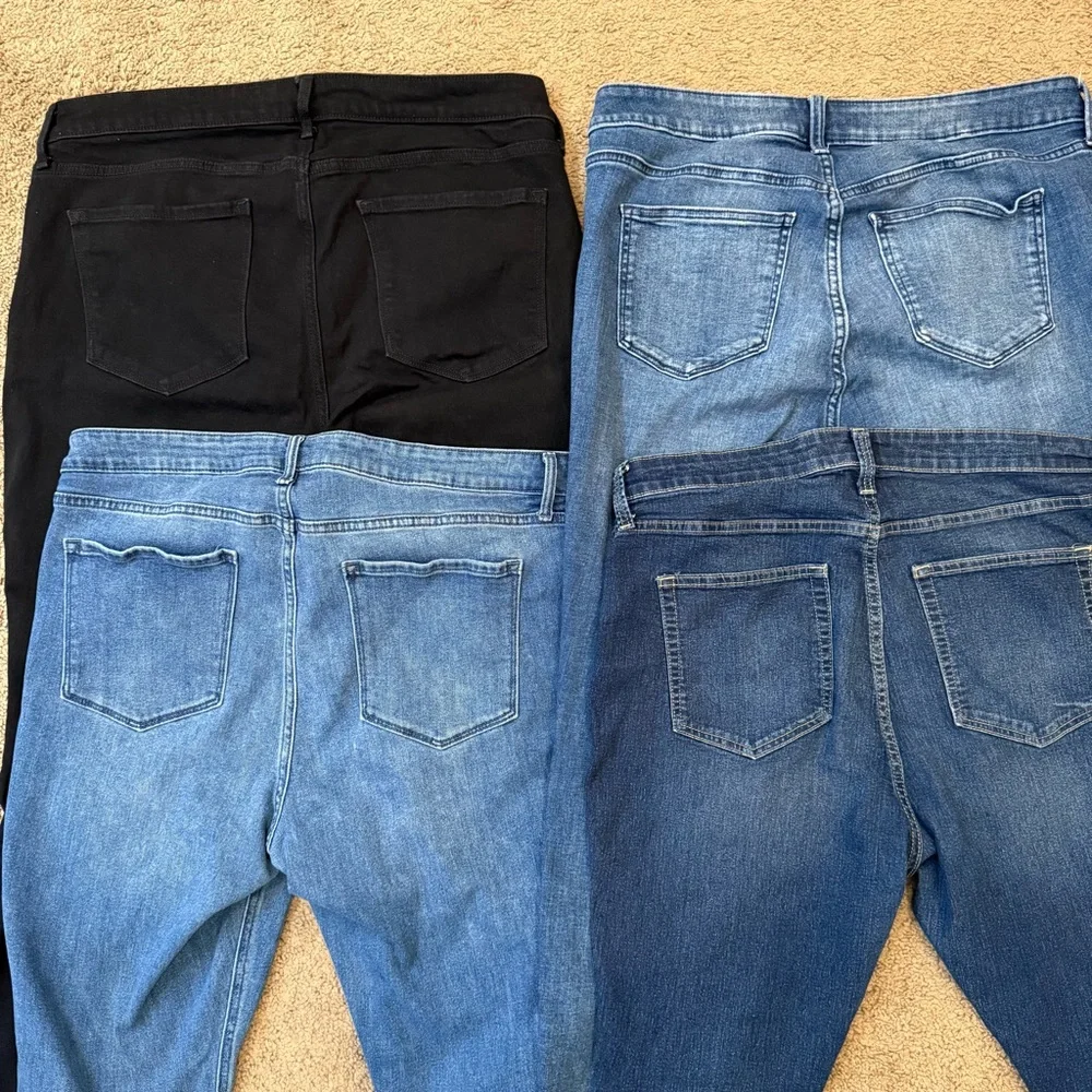 Women’s Size 18 Jeans Bundle Lot Old Navy Gap 4 Pairs - Picture 7 of 7
